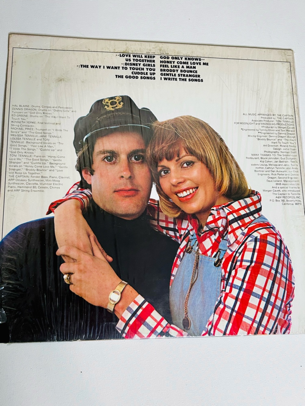 Vintage Vinyl Record Captain and Tennille Love Will Keep Us Together Album - Picture 2 of 5